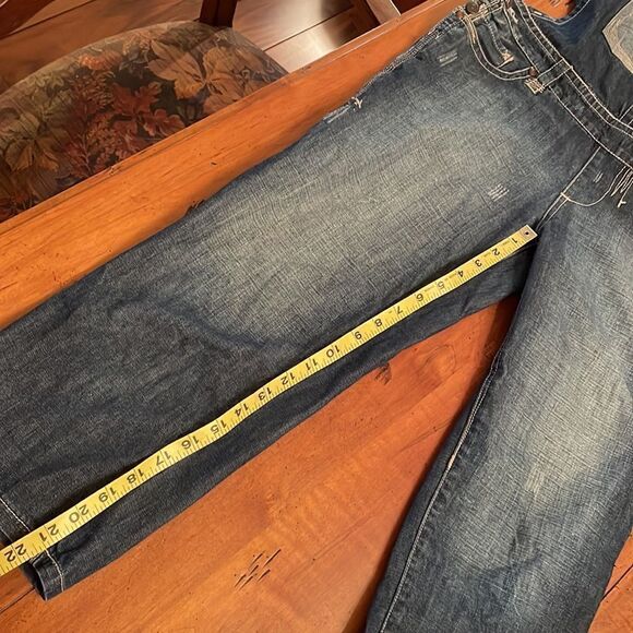 NAF NAF Distressed Denim Overalls - 38 - Picture 10 of 10